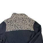 Vintage Gigio Leopard Print Black Jacket Full Zip High Neck Pockets Small USA Photo 6
