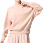 Uniqlo 100% Cotton Sweatshirt Light Pink NWT Small Photo 0