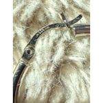 Vintage Sterling Silver Earrings Hoops Laser Etched Statement Pierced Western Photo 6