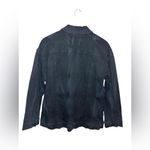 Free People  Oversized Tie Dye Denim Jacket Size M Photo 3