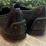 Tod's Black Patent Leather And Suede Lace up Loafers Size 38 Photo 8