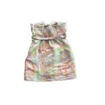 Anthropologie ‎ Maeve Strapless Bow Mini Dress Pastel Cutout Tree Floral NWT 10 Photo 10