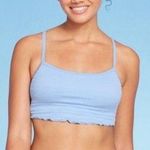 Xhilaration  Textured Smocked Bikini Top Photo 0