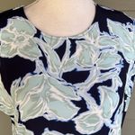 Natori Shibori Floral - Fluid Crepe Drape Dress Photo 6
