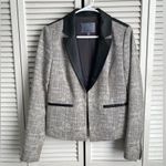 Nordstrom Vintage Classiques Entier Blazer Jacket with Leather Trim Small Photo 10