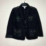 Diane Von Furstenberg Diane‎ Von Furstenburg black blazer jacket size 8 Photo 0