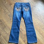 Nine West Y2K Blue Flare Jeans with Embroidery Photo 1