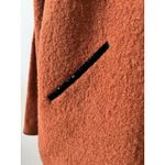 Vtg 80s Skyr wool rust Shacket L black Fur Collar old money quiet luxury grandma Orange Size L Photo 7