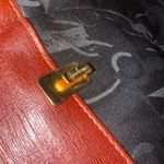 Salvatore Ferragamo ‎ Brown Gancini Shoulder Bag Leather Authentic Photo 8