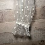 Hello Molly Malibu Sunset Mesh Dot Bustier Crop Top Photo 7