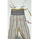 Madewell Women's Smocked Cami Jumpsuit Space Stripe Dark Midnight Cropped Leg XS Photo 11