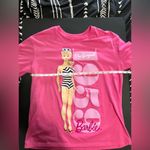BARBIE The Original 1959 Mattel Pink Short Sleeve Graphic Tee Women’s Sz L EUC Size L Photo 4