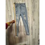 Material Girl Light blue ripped skinny jeans Photo 7