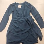 L'Academie The Lorriana Mini Dress in Navy Blue XS Photo 2