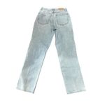 Pacific Sunwear Light Wash Distressed Straight Leg Women's Size 27 dad jeans Blue Photo 3