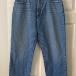 Madewell Women’s Curvy Classic 90 Straight Blue Jeans inseam 28” waist 34” Photo 0