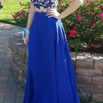 dark blue prom dress size 7/8 Photo 0