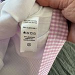 J. Marie Cameron Purple Gingham Embroidered Top. Size Small. Photo 6