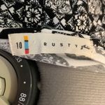 Black and White Patterned Maxi Dress by Rusty Size 10 Photo 7