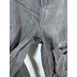 American Eagle  Black High Rise Distressed Ripped Denim Mom Jeans Women's Size 2R Photo 2