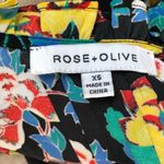 Rose + Olive ‎ Sleeveless Floral Blouse Photo 5