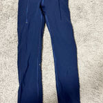 Lululemon  Leggings 25" Fast Free With Pockets Navy Photo 0