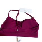 CRZ Yoga  Workout Racerback Padded Sports Bra, Magenta Purple, Medium, NWT Photo 2