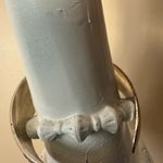 Ethnic Silvertone Cuff bracelet‎ Adjustable Etched Elephants Trunk Up Good Luck Silver Photo 4