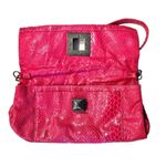 Kenneth Cole Reaction PINK Barbiecore Clutch/ Crossbody Baguette Photo 2