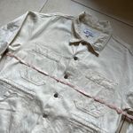 ÉTICA Off White Denim Jean Jacket / Coat Size L Size L Photo 7