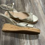 Jack Rogers  Gold Espadrille Platform sandals size 8 Photo 0