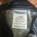 Silver Jeans Silver Aiko cowboycore relaxed sz 14 western mid capri jeans Photo 2