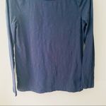 Madewell Long Sleeve Top Black Sz Medium Photo 2