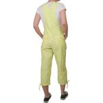 Carolina Blues Vintage 90s Pastel Yellow Nylon Overalls Photo 1