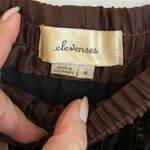 Elevenses Anthropologie  Velvet Printed Pants Photo 6