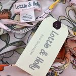 Band of Gypsies Lottie & Holly B.O.G. COLLECTIVE Floral Dress Blush Pink Rust Ruffle Mini Photo 1