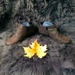 Faded Glory  Brown Heeled faux leather Ankle Boots Photo 1