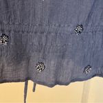 LA Hearts L.A Hearts Blue Floral Women's Tie Top Sz Small Photo 4