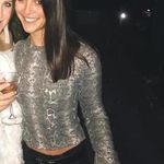 ZARA Snakeskin Cropped Sweater Photo 1