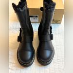 Dr. Martens KRISTY MID CALF FAUX FUR LEATHER BOOTS nib Photo 4