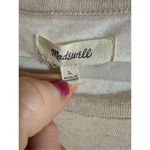 Madewell  Soundcheck Side-Tie Tee in Natural (oatmeal shade) in size L Linen blen Photo 4