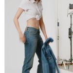 Levi's Women's 28x32 Superlow Bootcut Jeans Show on the Road Dark Wash Photo 7