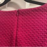 American Living ✅, magenta round neck, cap sleeve stretch, fit and flare dress Photo 3