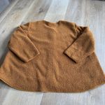 Old Navy NWT Tan Collarless Sherpa Jacket Photo 6