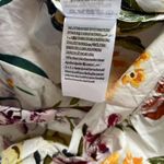 Farm Rio NWOT  Floral Ruffles Greek Garden Off-White Mini Dress Size M Photo 7