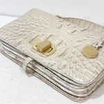 Brahmin ‎ Leather Cream Gold Hardware Clutch Handbag Crossbody Photo 3