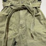 ZARA  Olive Green High-Waisted Women's Shorts‎ size 0 Photo 1