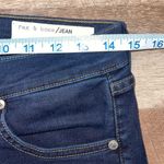 Rag and Bone Rag & Bone Womens Frayed Hem 10-inch Crop Flare Jeans Dark Blue Dune Size 27 Photo 10