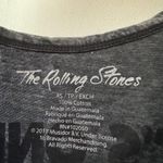 The Rolling Stones V Neck Cut Out Graphic Tee Crop Top Photo 3