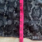 ANINE BING Renee Silk Python Print Blouse in Charcol Photo 14